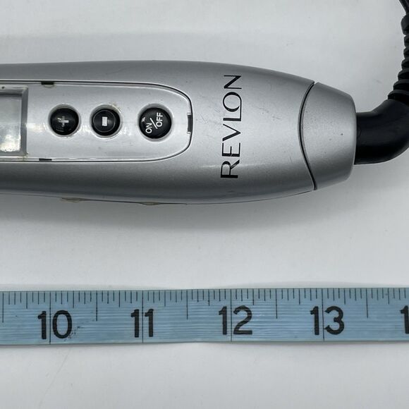 Revlon Model RV 078 Large Barrel Curling Iron Styling Wand 1 1/2" Silver Black - Picture 10 of 12
